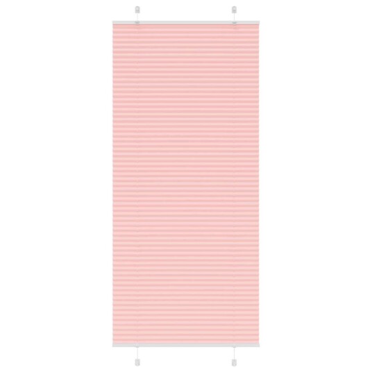 plisségardin Rosa 90x200 cm Stoff Bredde 89,4 Polyester plisségardin Rosa 90x200 cm Stoff Bredde 89,4 Polyester