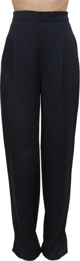 Max Mara Studio Dame Bukser Blå 2XL, Max Mara Studio Dame Bukser Blå 2XL,