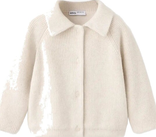 Mango Fine Knit Cardigan LT PASTEL BROWN 3 6M Mango Fine Knit Cardigan LT PASTEL BROWN 3 6M