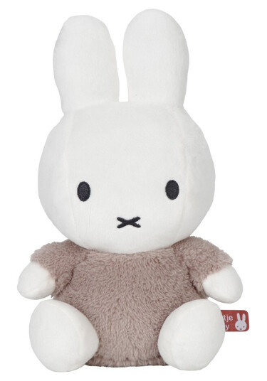 Bamse Little Dutch Miffy Fluffy Taupe 35cm