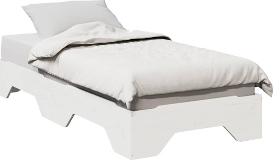 Sengeramme uten madrass stablebare hvit 90x190 cm heltre 8721158636836