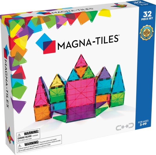 Magna-Tiles Transparent 32 stk. Magna-Tiles Transparent 32 stk.
