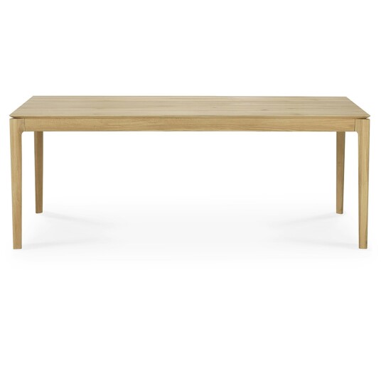 Ethnicraft Bok spisebord 200/300 x 100 x 76 cm Hardvoksoljet eik