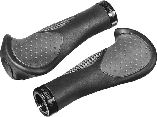 Ergotec Frisco 2 silikon håndtak holker140/140 mm Ø22,2 mm sort/grå