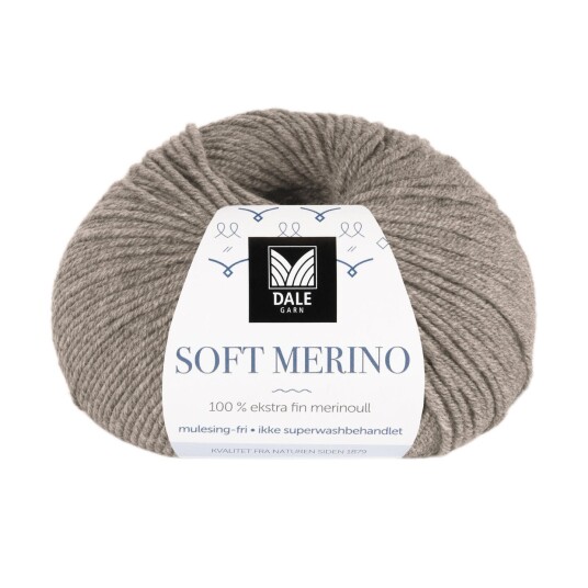 Dale Garn Dale Soft Merino 3005 Gråbeige Melert