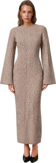 Adoore, Dame, Kjoler, Beige, XL,