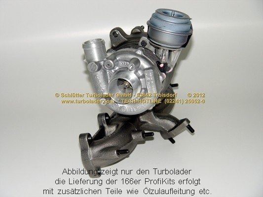 Turbolader SCHLÜTTER TURBOLADER 166 01770