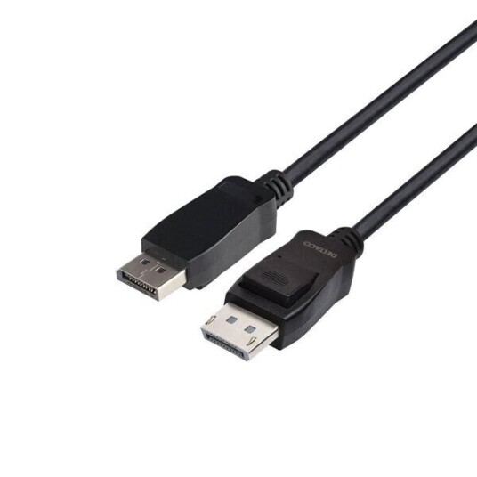 Deltaco DisplayPort 8K DP 1.4 Kabel 2 m Svart Deltaco DisplayPort 8K DP 1.4 Kabel 2 m Svart