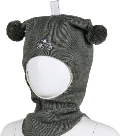 Kivat Balaclava i Ull Traktor Mosegrønn 3 (5 8år) Kivat Balaclava i Ull Traktor Mosegrønn 3 (5 8år)