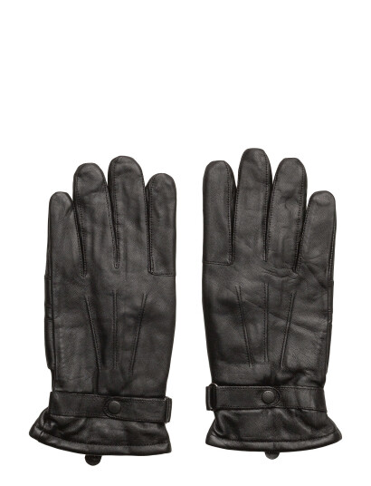 Barbour Barbour Burnish Leather Glove - Black - L