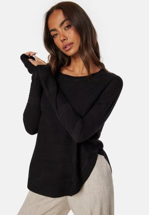 ONLY Caviar L/S Pullover Knit Black M