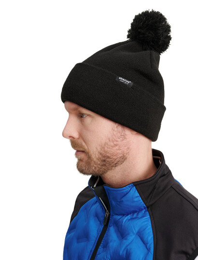 Abacus Edison Knitted Hat - Black - ONE SIZE