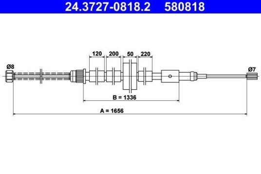 Bremsewire ATE 24.3727 0818.2