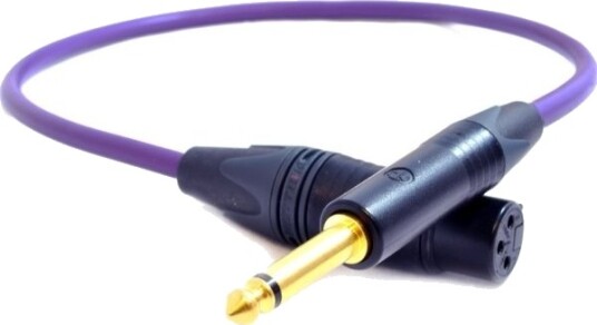 Kabel Melodika Jack 6,3 Mm - Xlr, 5 M, Lilla