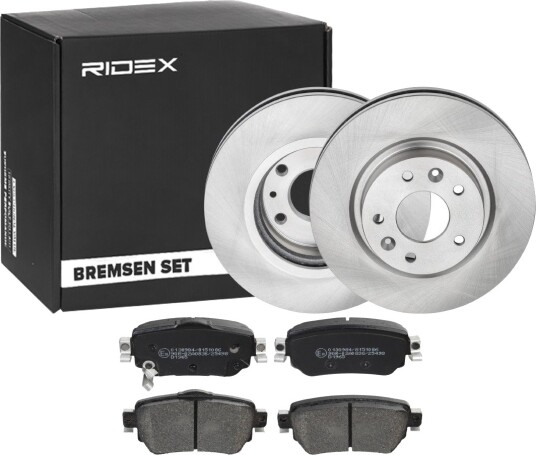 Bremseskiver og klosser RIDEX 3405B1444