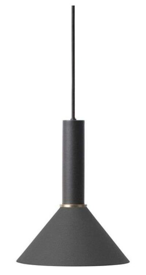 ferm LIVING - Collect Pendel Cone High Black