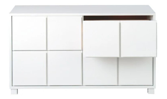 Scherlin Kommode 6 hvit