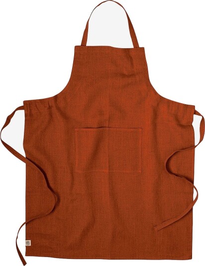 Lovely Linen Forkle Classic i manglet lin Orange Lovely Linen Forkle Classic i manglet lin Orange