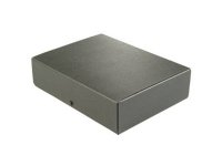 ELBA dokumentmappe, DIN A4, fyllhøyde: 80 mm, sort med trykknapp. (31418)