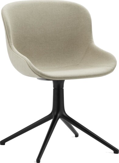 Normann Copenhagen Hyg Svingstol Polstret Sort Aluminium/ Main Line Lin MLF20
