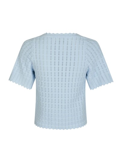 Neo Noir Meiko Solid Knit Blouse