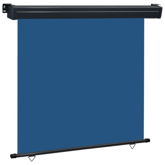 vidaXL Sidemarkise for balkong 160x250 cm blå