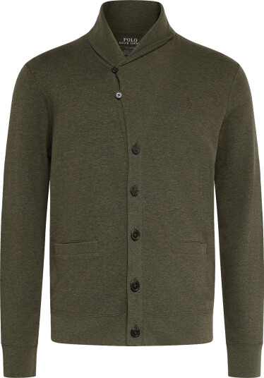 Polo Ralph Lauren Luxury Jersey Cardigan Khaki green S