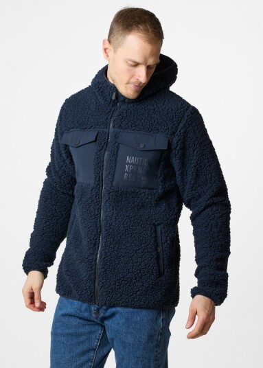 Nautic Experience Marstrand Stretch Pile Hood Jacket Dk. Navy 3xl Vårjakker Nautic Experience Marstrand Stretch Pile Hood Jacket Dk. Navy 3xl Vårjakker