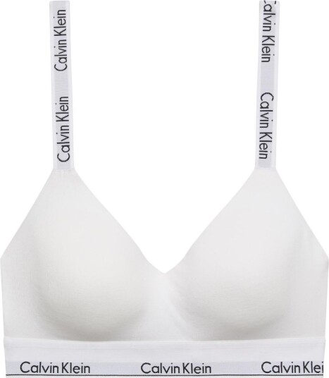 Calvin Klein LYST BRALETTE – LIGHT LINED WHITE ()