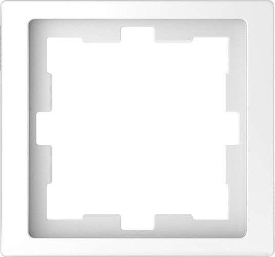 Schneider Electric Kombinasjonsramme 1-roms, T-plast Lotus, Hvit