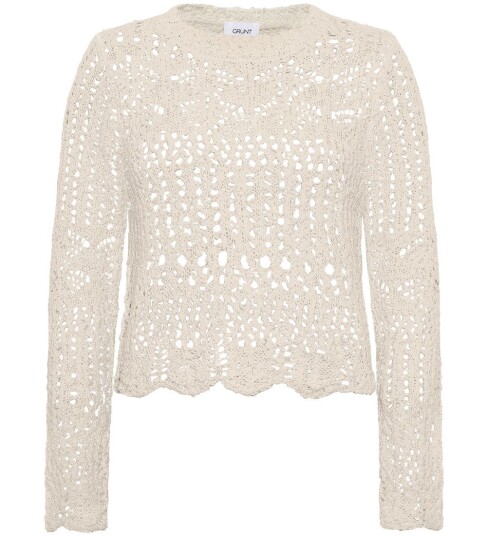 Grunt Gralga Ls Knit   Beige   S/10Y