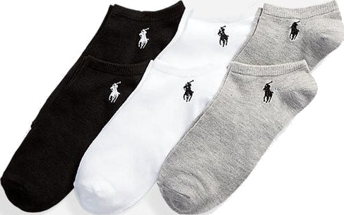Ralph Lauren 6 Pack Classic Ankle Sock - Assorted