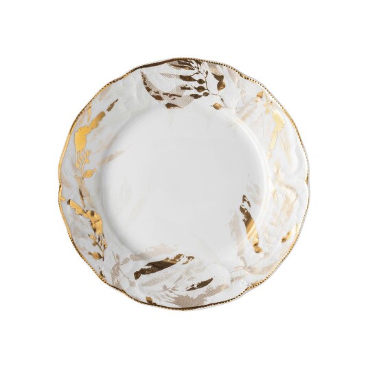 Rosenthal Heritage Midas tallerken 21 cm Hvit-gull