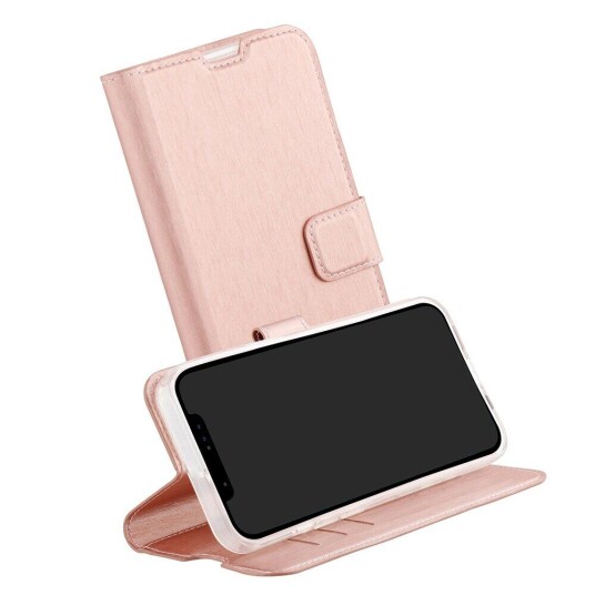 Vivanco Iphone 15 Pro Max Etui Classic Wallet Rosegull