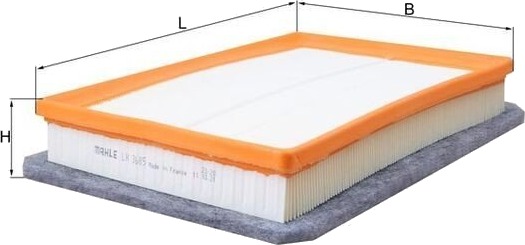 Luftfilter MAHLE ORIGINAL LX 3685 Luftfilter MAHLE ORIGINAL LX 3685