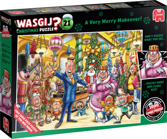 Wasgij Puslespill 2x1000 Merry Makeover Wasgij Puslespill 2x1000 Merry Makeover