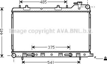 PRASCO SU2075 Radiator motorkjøling PRASCO SU2075 Radiator motorkjøling