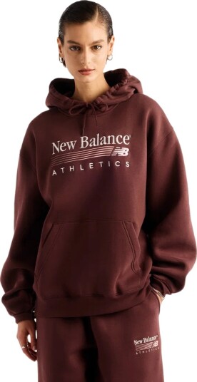 New Balance Trackside Fleece Hoodie Rød XL
