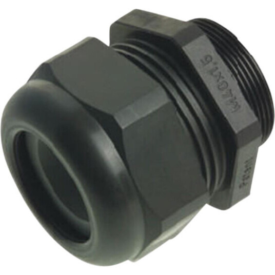 Wago Pakknippel M40 Med O-Ring Sort Wago Pakknippel M40 Med O-Ring Sort