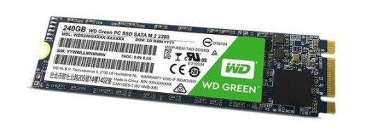 WD Green SSD 3D NAND M.2 480GB WD Green SSD 3D NAND M.2 480GB