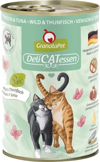 Granatapet Våtfôr Delicatessen Vilt Og Tunfisk 24 X 400 G
