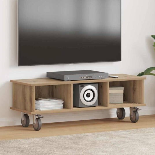  TV benk Artisan Eik 100 x 35 x 35 cm Konstruert tre