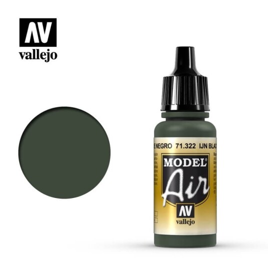 Vallejo Model Air IJN Black Green 17ml (71.322)