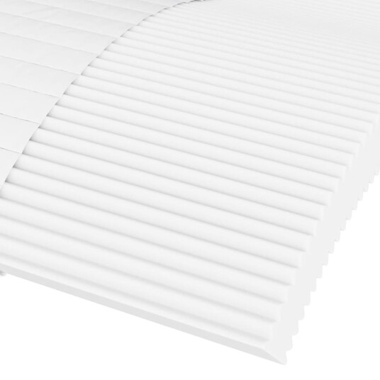Skummadrass hvit 90x190 cm hardhet H2 H3 356339 Skummadrass hvit 90x190 cm hardhet H2 H3 356339