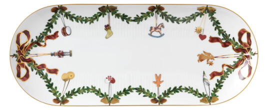 Royal Copenhagen Star Fluted Christmas avlangt fat Ø 39 cm