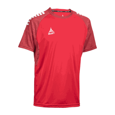 Select Player Shirt Short Sleeve Spain v25, treningstrøye, junior Red 12Y