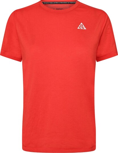 Nike W Acg Trail Df Ss Top LT CRIMSON/SUMMIT WHITE XL