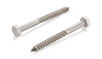 Schäfer & Peters 05714640 Sekskanttreskrue 6 mm, T6S A4, DIN 571 6 x 40 mm, 200-pakk