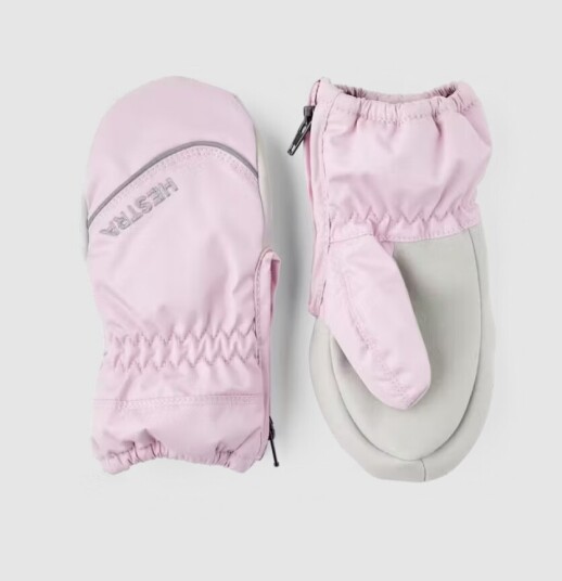 Hestra Baby Zip Light Mitt Pink 2
