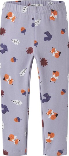 Name It Leggings NmfDavina Arvestykke Lilac/Forest Name It 2 år (92) Leggings Hvit Lilla Oransje